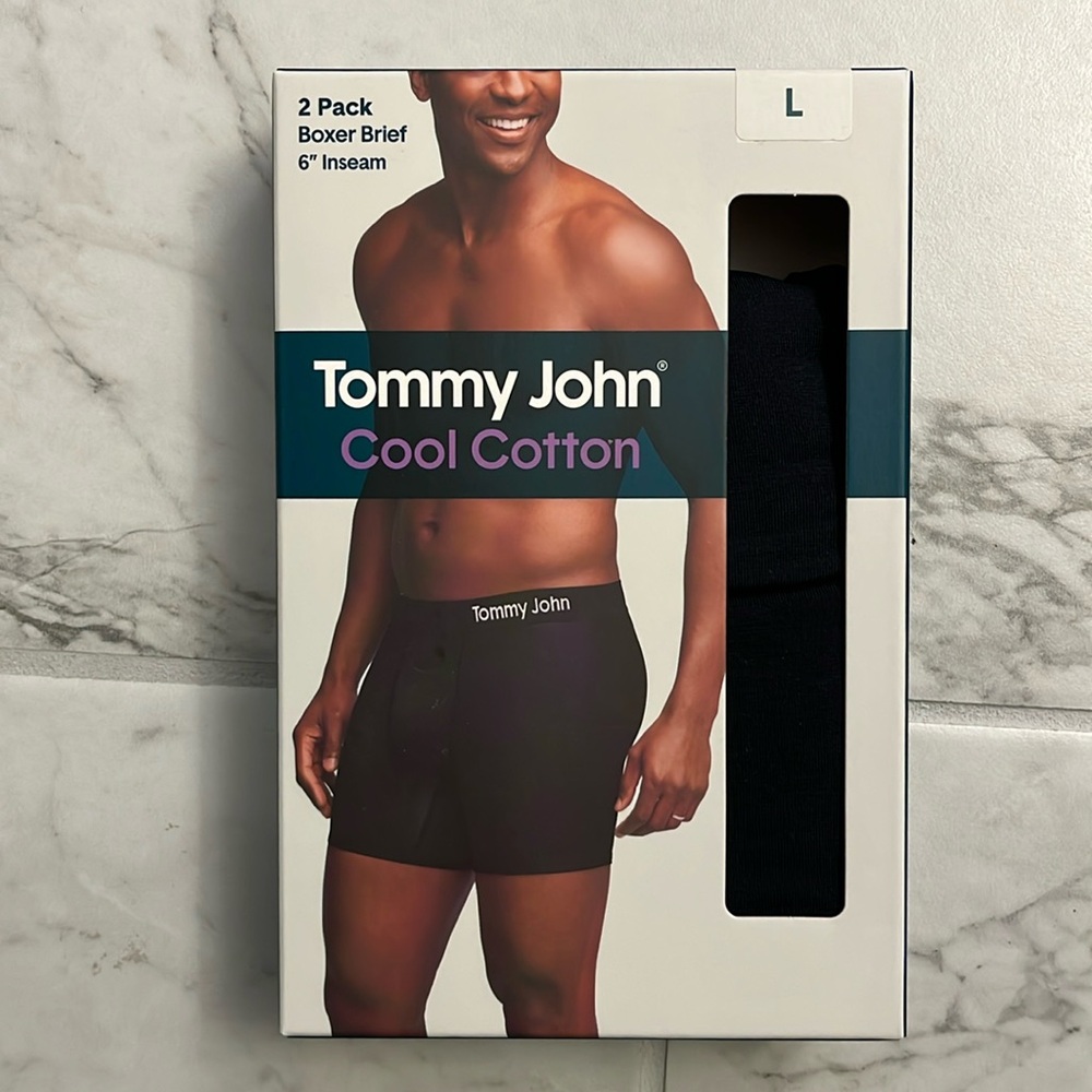 Tommy John 2-pack Cool Cotton boxer brief - NEW IN BOX